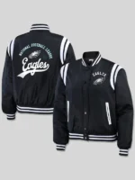 Philadelphia Eagles WEAR by Erin Andrews Black Bomber Jacket