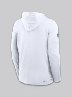 Pure Fury Nike Sideline White Performance T Shirt with Hood