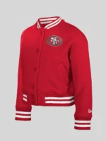 Red San Francisco 49ers Chenille Applique Jacket