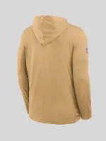 San Francisco 49ers Gold Pure Fury Performance Long Sleeve Hoodie T-Shirt