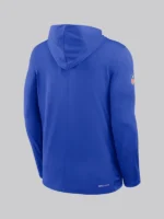 Sean McVay LA Rams Sideline Blue Hoodie T-Shirt