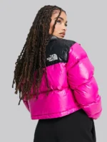 The North Face Pink Cropped Jacket