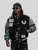 True Religion True OG Boxy Varsity Jacket