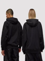 Unisex Adidas x Y-3 Stretch Terry Black Zip-up Hoodie