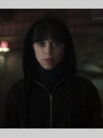 Wednesday Season 2 Black Cropped Hoodie