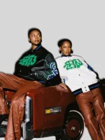 ZTTW Leather White Jacket