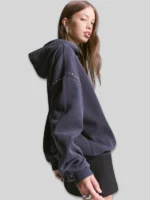 Bershka Studded Hoodie - Image 3