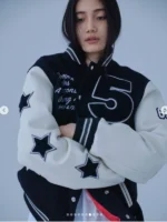 A BATHING APE x COMME Varsity Jacket