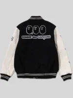 A BATHING APE x COMME des GARCONS OSAKA Varsity Black Jacket