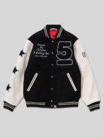 A BATHING APE x COMME des GARCONS OSAKA Varsity Jacket