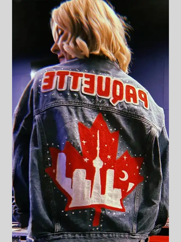 AEW All Out Toronto Renee Paquette Denim Jacket AEW All Out Toronto Renee Paquette Denim Jacket