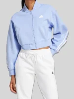Adidas Icons 3 Stripes Bomber Jacket Blue