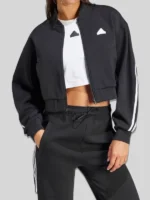 Adidas Icons 3 Stripes Bomber Jacket black