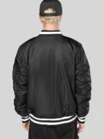Alpha Industries Chicago Bulls Patch Bomber Jacket