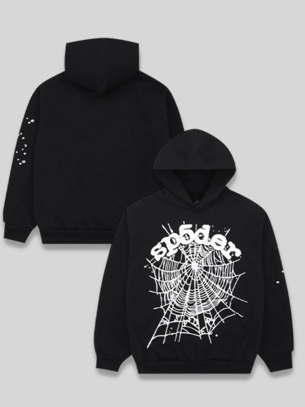 Black Sp5der OG Web Hoodie