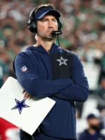 Brian Schottenheimer Cowboys Anorak Jacket Blue