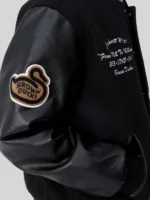 Brown Ducks Black Jacket