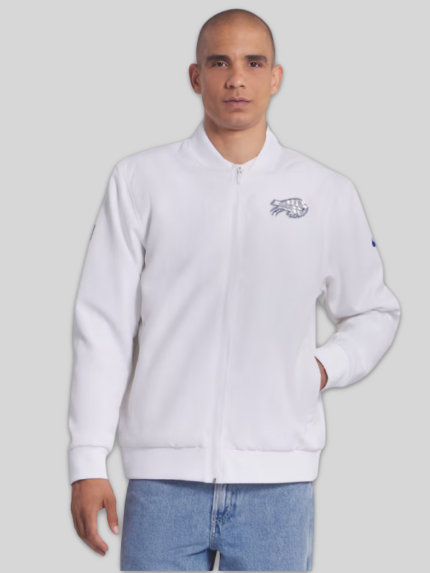 Buffalo Bills Nike 2025 Rivalries Sideline Bomber Jacket