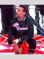 CM Punk WWE Wrestlepalooza 2025 AJ’s Husband Black Jacket