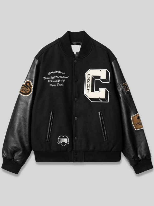 Carhartt Brown Ducks Bomber Jacket Carhartt Brown Ducks Bomber Jacket