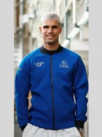Carlos Alcaraz Laver Cup 2025 Blue Jacket