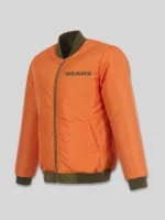 Chicago Bears Reversible Bomber Jacket Orange
