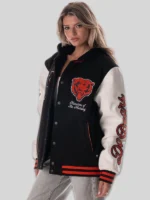 Chicago Bears The Wild Collective Varsity Jacket