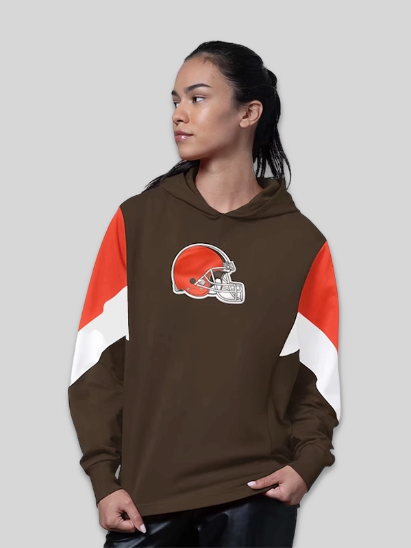 Cleveland Browns Starter Brown Scrimmage Hoodie Cleveland Browns Starter Brown Scrimmage Hoodie