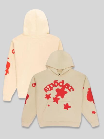 Cream Sp5der Beluga Hoodie