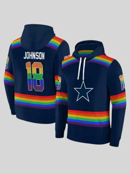 Dallas Cowboys Rainbow Hoodie