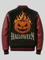 Fire Pumpkin Varsity Jacket