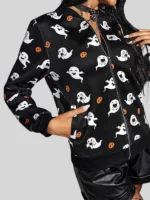 Ghost Halloween Bomber Jacket