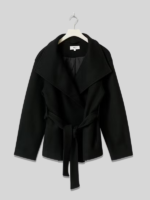Gina Tricot High Neck Short Jacket Black