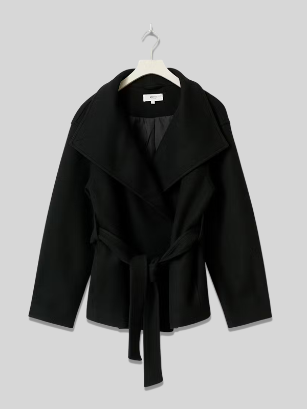 Gina Tricot High Neck Short Jacket Black Gina Tricot High Neck Short Jacket Black