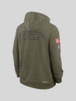 Jacksonville Jaguars Nike 2025 Salute to Service Sideline Standard Issue Dri-FIT Hoodie - Olive