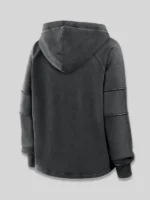 Kansas City Chiefs Fanatics Black Oversized Raglan Gridiron Hoodie