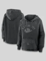 Kansas City Chiefs Raglan Gridiron Hoodie Black