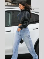 Kylie Jenner Black Hooded Jacket