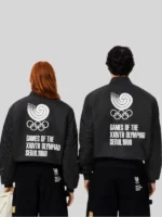 Lacoste Olympic Heritage Seoul 1988 Bomber Jacket Black