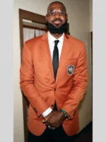 LeBron James Hall Of Fame Jacket Orange