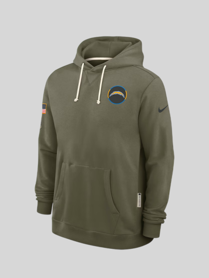 Los Angeles Chargers Salute to Service Hoodie 2025