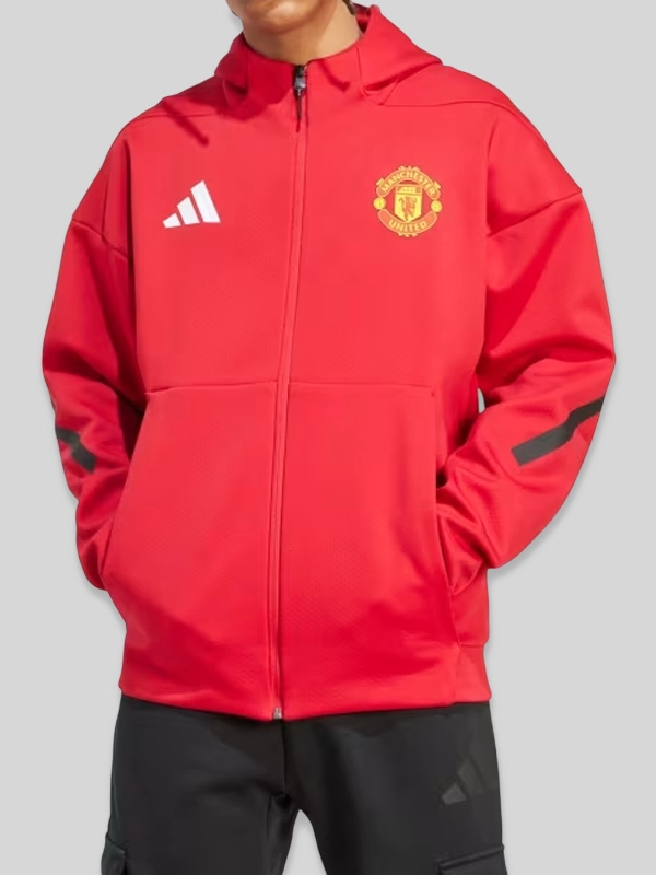 Manchester United ADIDAS Z.N.E. Anthem Jacket Red Manchester United ADIDAS Z.N.E. Anthem Jacket Red