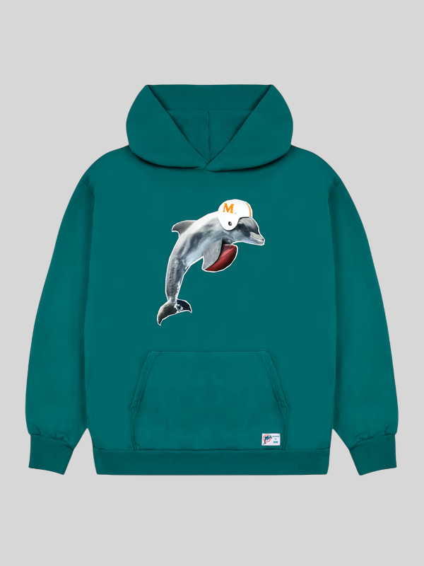 Miami Dolphins GOLF WANG Cutout Hoodie Aqua Miami Dolphins GOLF WANG Cutout Hoodie Aqua