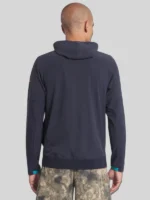 Miami Dolphins Rivalries Sideline Anorak Half-Zip Black Hoodie