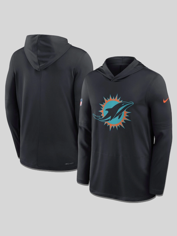 Miami Dolphins Rivalries Sideline Long Sleeve Hoodie T-Shirt Miami Dolphins Rivalries Sideline Long Sleeve Hoodie T-Shirt