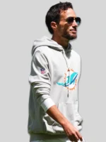 Mike McDaniel Miami Dolphins Nike Grey Hoodie