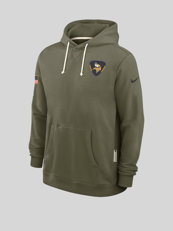 Minnesota Vikings Salute to Service Hoodie 2025 Minnesota Vikings Salute to Service Hoodie 2025
