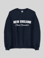 New England Clam Chowder Sweatshirt Blue