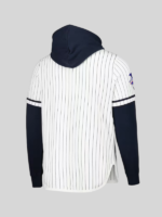 New York Yankees White Pinstripe Double-Header Hoodie