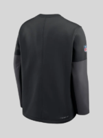 Nike Philadelphia Eagles Black Sideline Coach Long Sleeve T Shirt Black